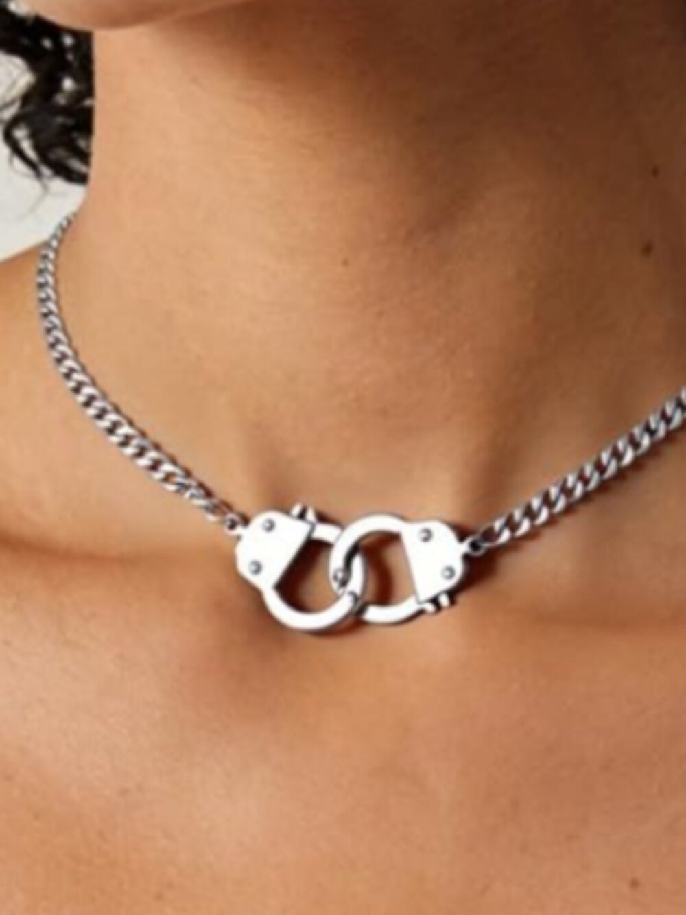 Working Handcuffs Necklace
